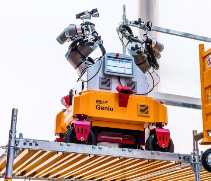 Genio: Roboter werden künftig den Aufbau von Gerüsten ausführen (Foto: PERI SE)