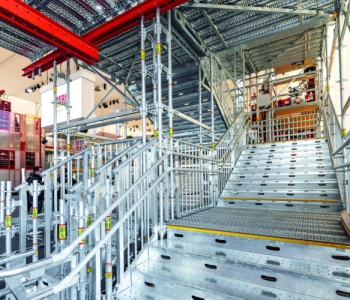 Gerüste, Treppen und Zugänge für den öffentlichen Raum (Foto: PERI SE)
