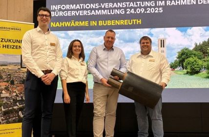 Bubenreuth startet klimafreundliches Nahwärmenetz ab Heizsaison 2027/28 inklusive (Foto: GP JOULE)