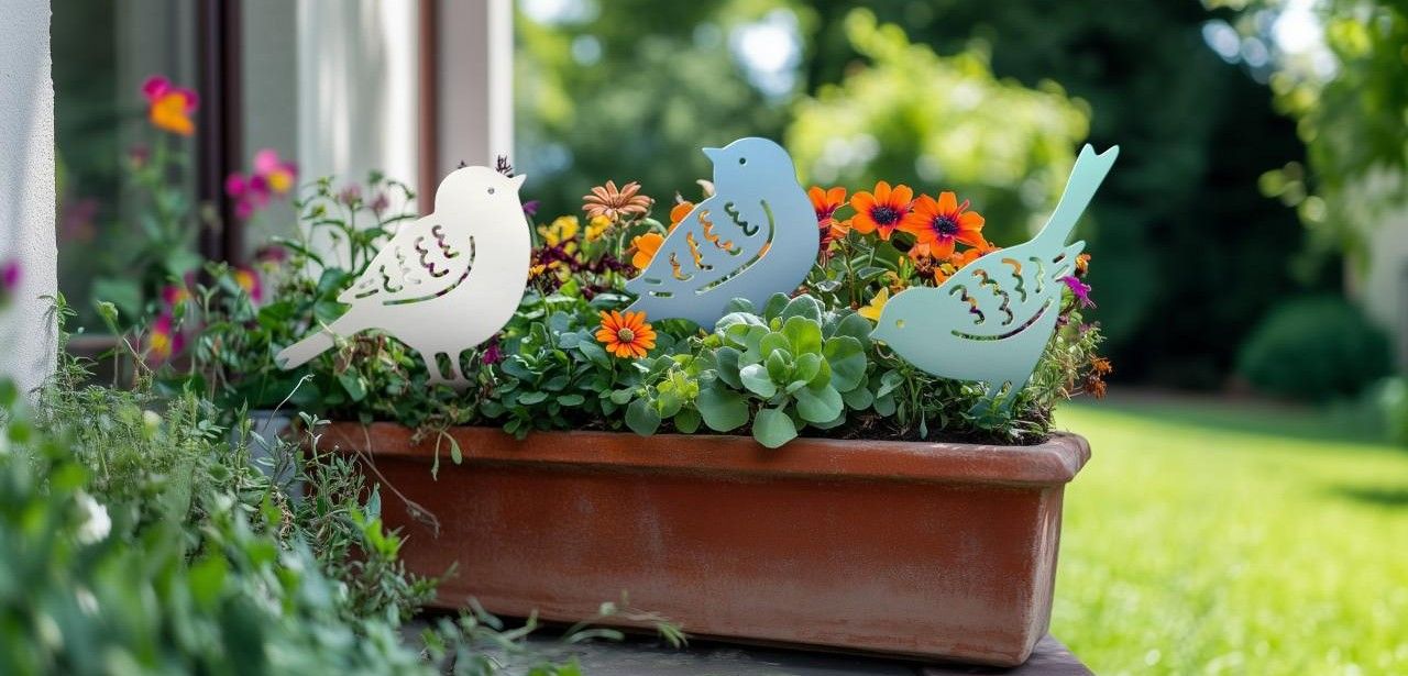 Modulare, wetterfeste Blumenkletterhilfen mit verdeckter Befestigung für stilvolle Gärten KNOBLOCH Rankgitter und Gartenstecker vereinen Design, Funktion und (Foto: Max Knobloch Nachf. GmbH)