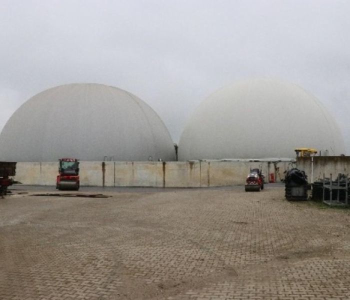 Die Biogasanlage von GSW Finningen läuft permanent (Foto: Grünbeck AG)
