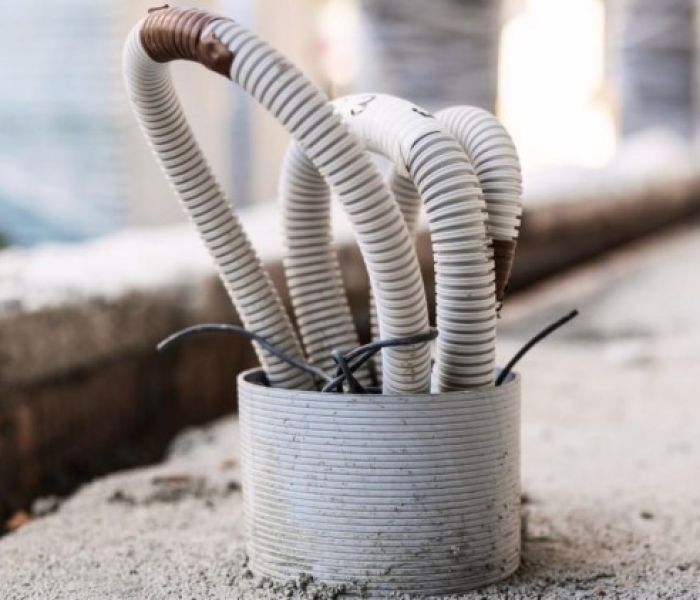 Boden-Dose 52: unsichtbare Verkabelung für offene Räume (Foto: Unex Kabelsysteme und -elemente GmbH)